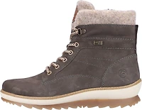 Grey Lace Up Boot
