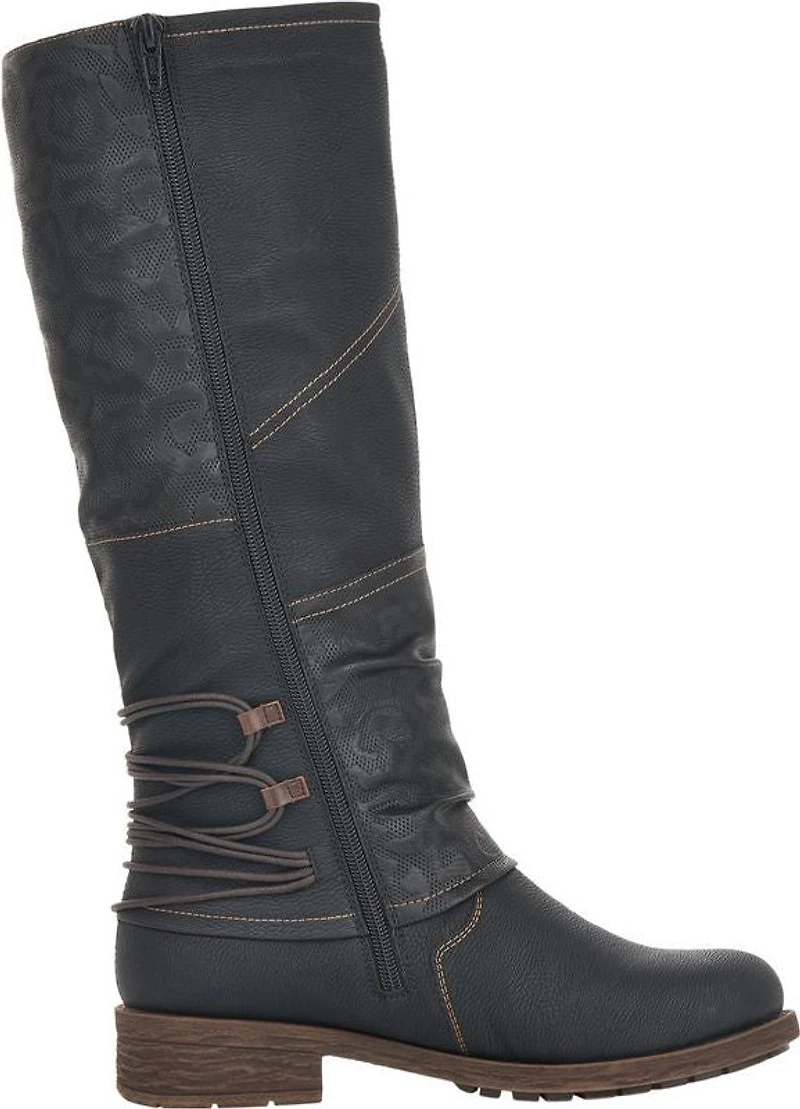 Tall Black Side Zip Boot