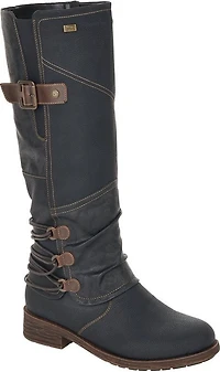 Tall Black Side Zip Boot