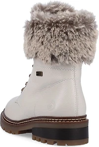 White Lace Up Boot