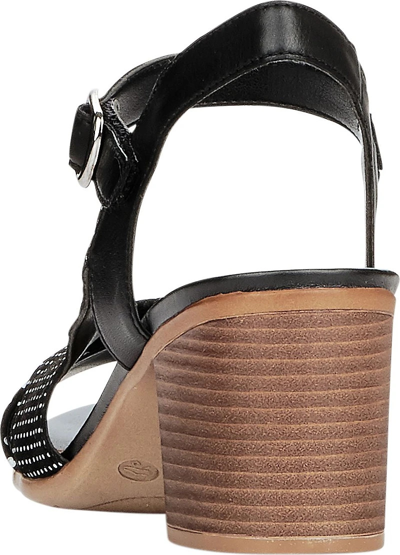 Black Dressy Sandal Polka Dot