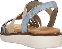 Blue/Grey Elastic Sandal