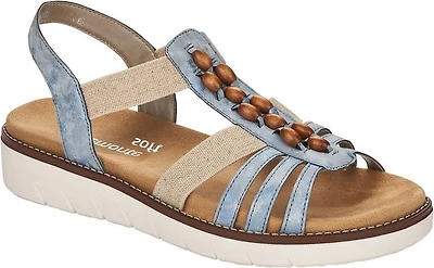 Blue/Grey Elastic Sandal