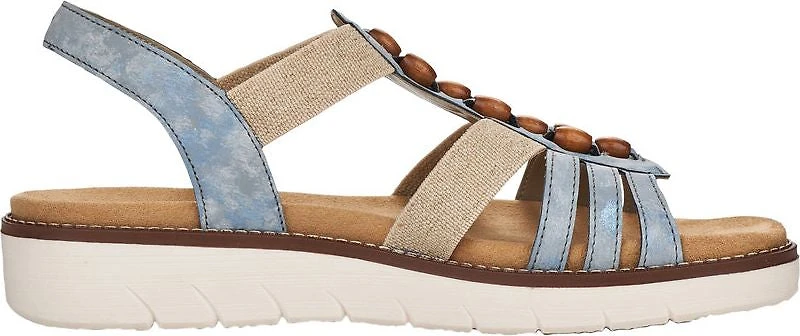Blue/Grey Elastic Sandal