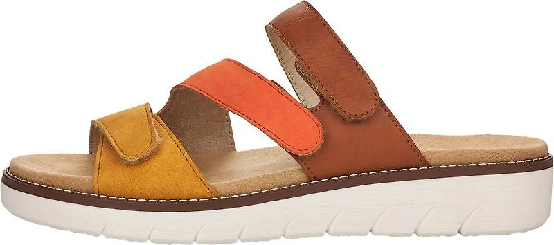 Brown/Orange/Yellow Slide Sandal