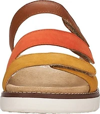 Brown/Orange/Yellow Slide Sandal