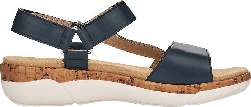 Navy Velcro Strap Sandal