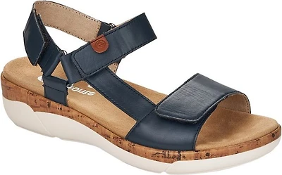 Navy Velcro Strap Sandal
