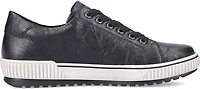 Black Lace Up W Side Zip