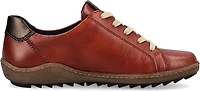 Brown Lace Up W Side Zip