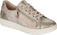 Grey Giraffe Print Lace Up