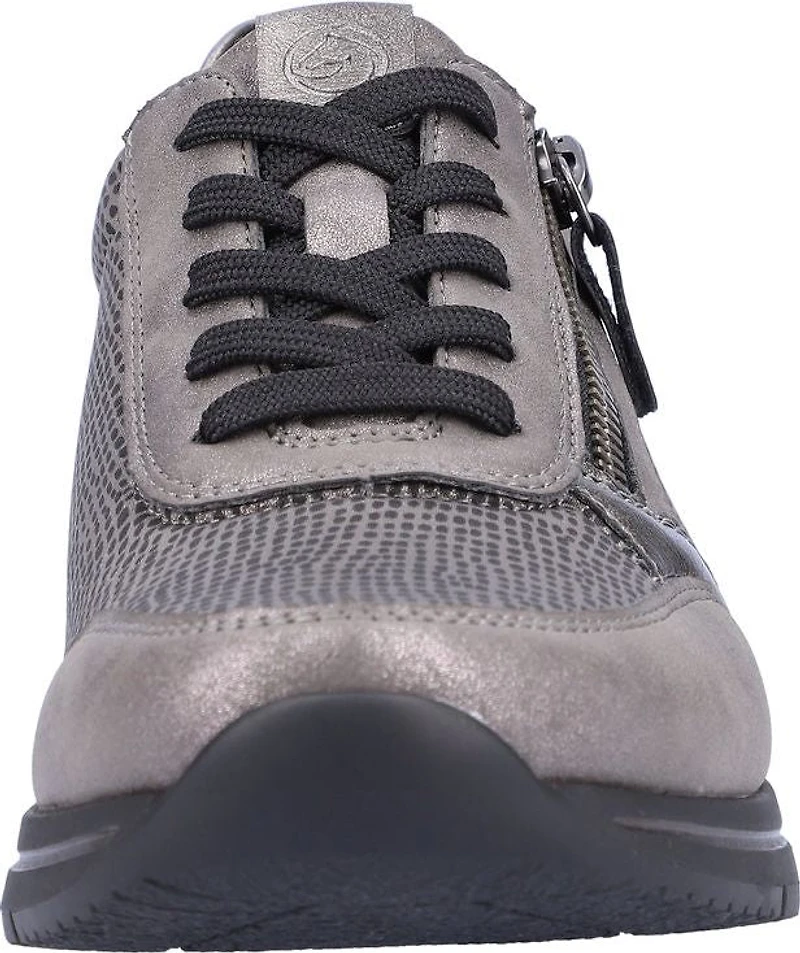 Grey Lace Up With Zip
