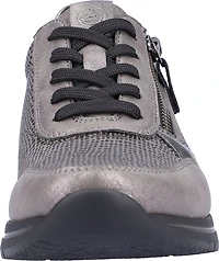 Grey Lace Up With Zip