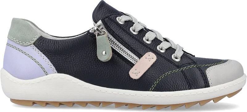 Navy Lace Up