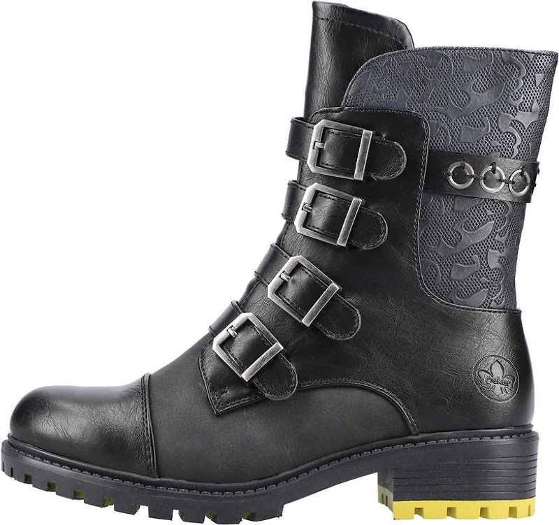 Black 4 Buckle Boot