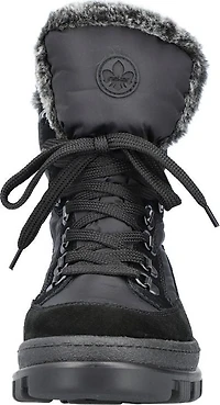Black Flip Grip Lace Up Boot