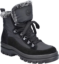 Black Flip Grip Lace Up Boot