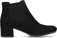 Black Fur Lined W Heel