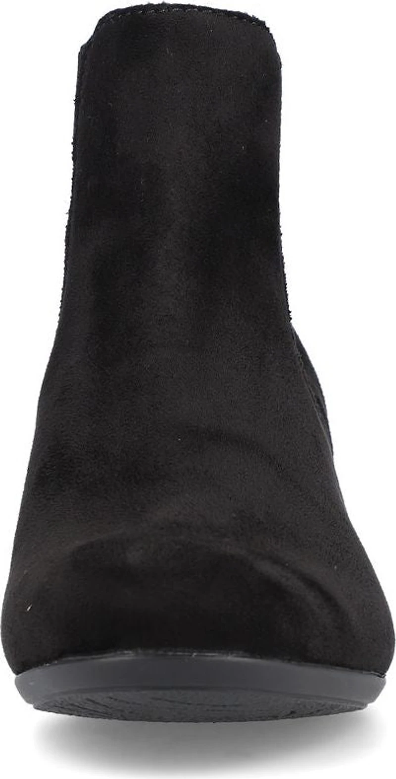 Black Fur Lined W Heel