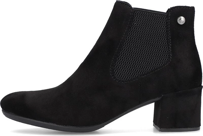 Black Fur Lined W Heel