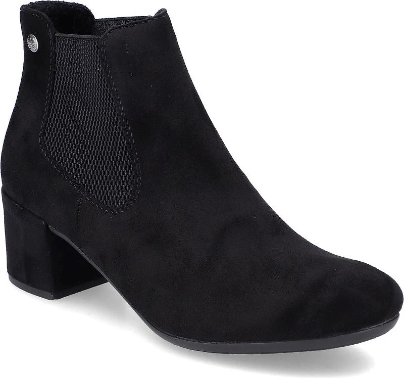 Black Fur Lined W Heel