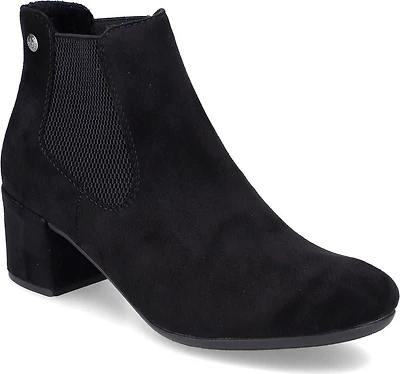 Black Fur Lined W Heel