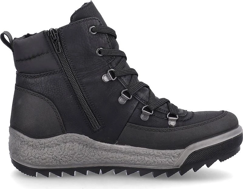 Black Lace Up Boot