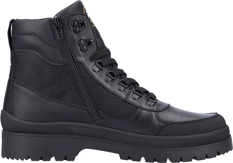 Black Lace Up Winter Boot