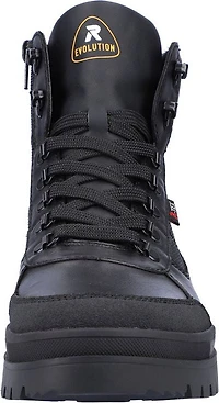 Black Lace Up Winter Boot