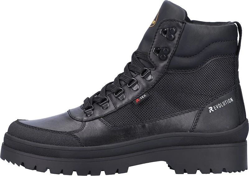 Black Lace Up Winter Boot