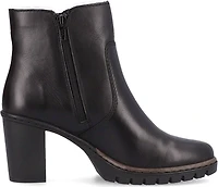 Black Side Zip High Heel