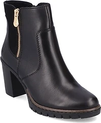 Black Side Zip High Heel