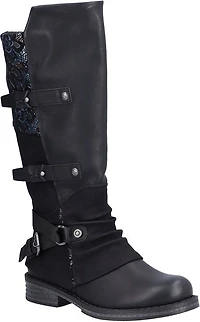Black Tall Side Zip Boot
