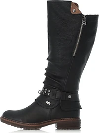 Black Tall Warm Lined Boot