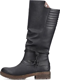Black Tall Warm Lined Boot