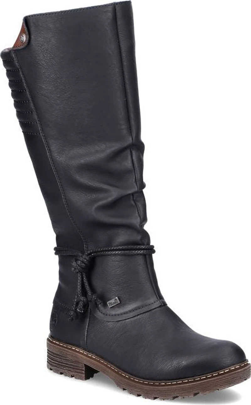 Black Tall Warm Lined Boot