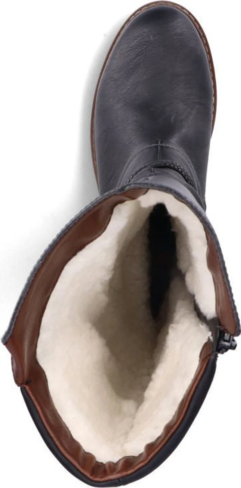 Black Tall Warm Lined Boot