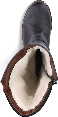Black Tall Warm Lined Boot