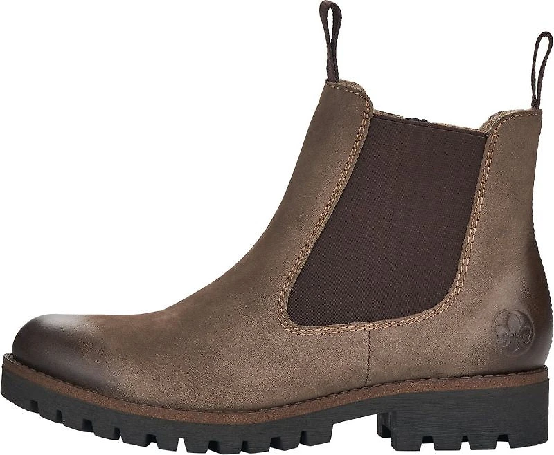 Brown Gore Boot With Inside Zip