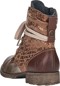 Brown Lace Up Boot
