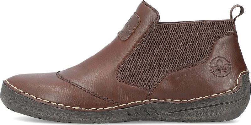 Brown Slip On Ankle Boot