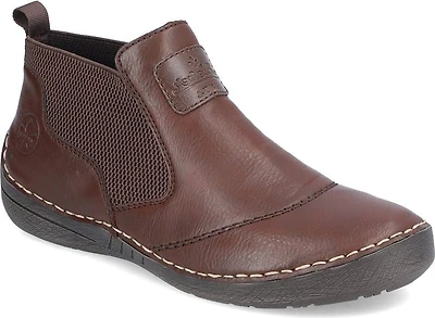 Brown Slip On Ankle Boot
