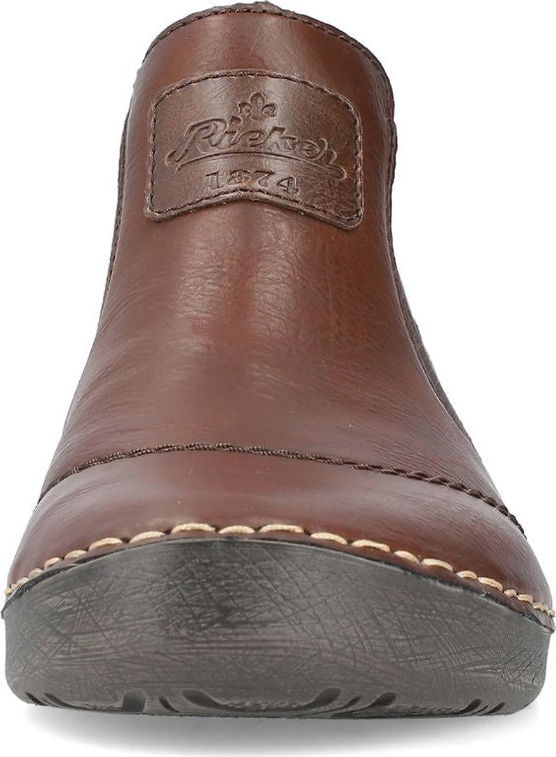 Brown Slip On Ankle Boot