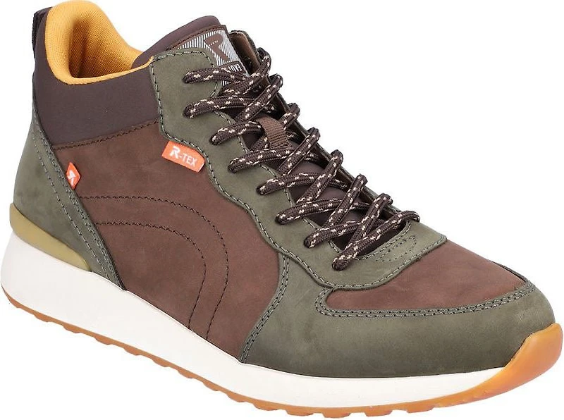 Brown/Green Ankle Boot