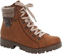 Cognac Lace Up Boot