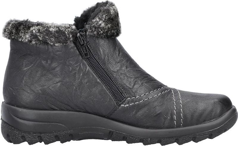 Double Zip Black Boot