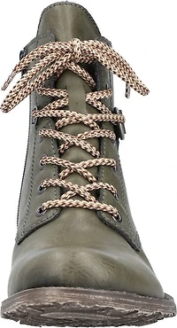 Forest Green Lace Up Boot