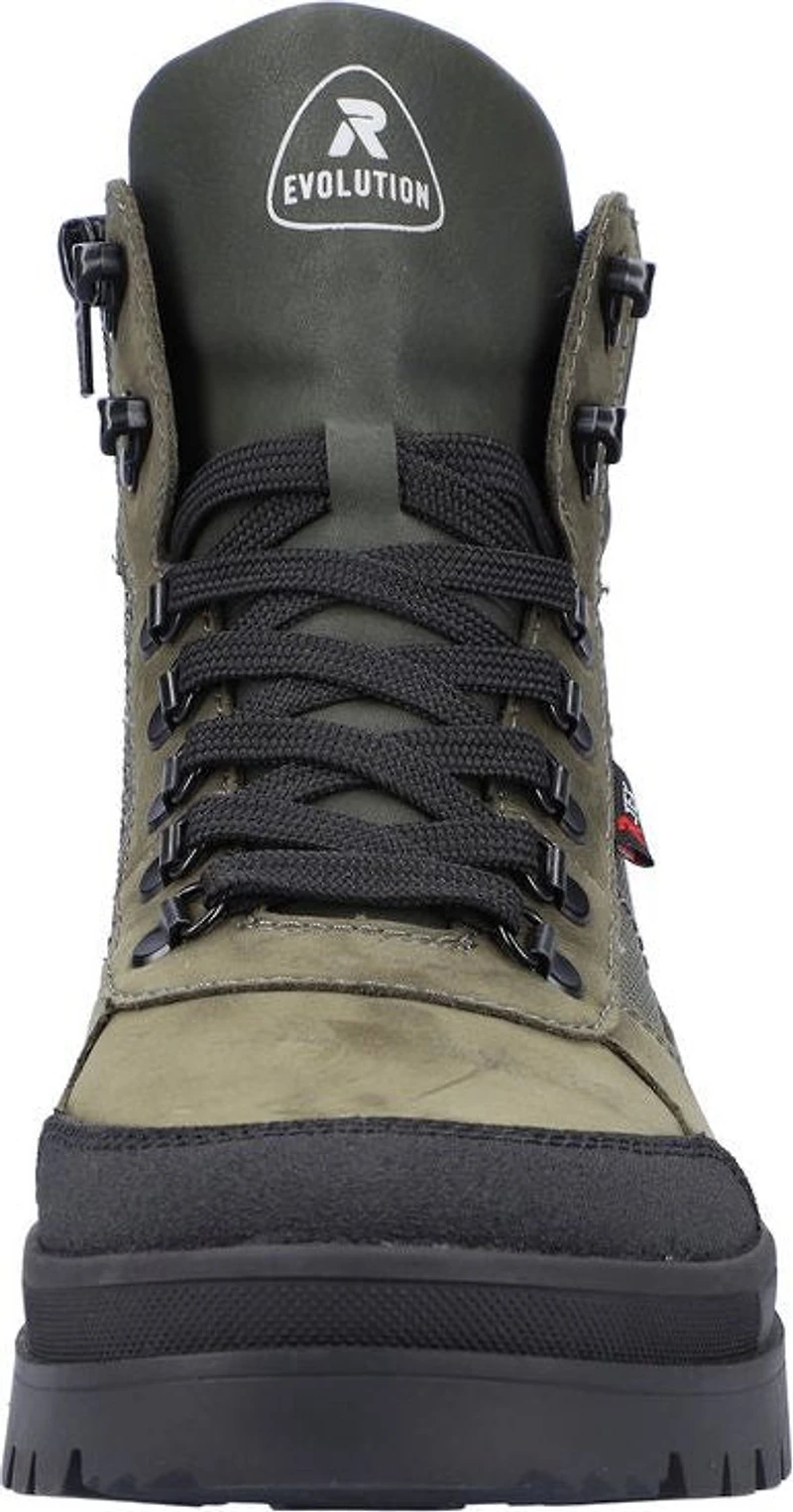 Green Lace Up Winter Boot