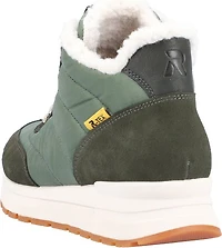 Green Warm Lined Ankle Boot