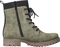 Grey Lace Up Boot